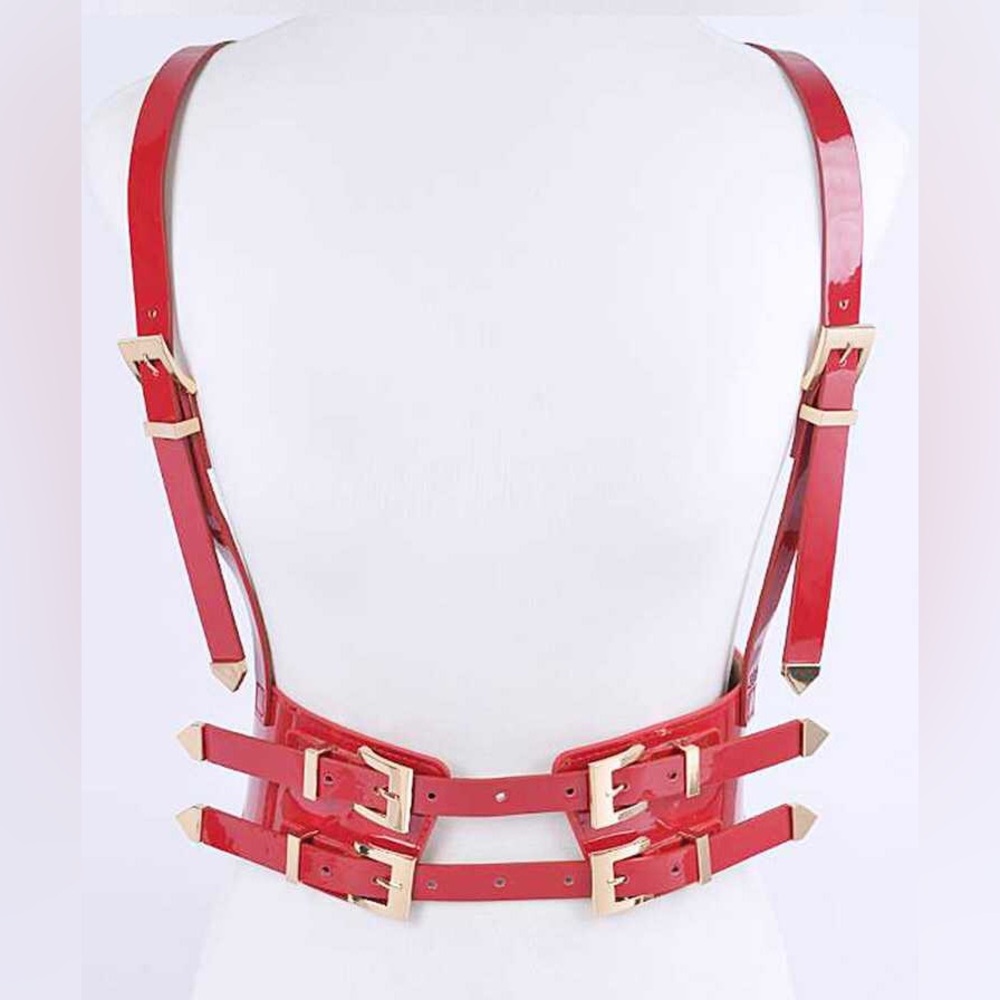 The Stallion Western Corset Harness Waist Statement Belt